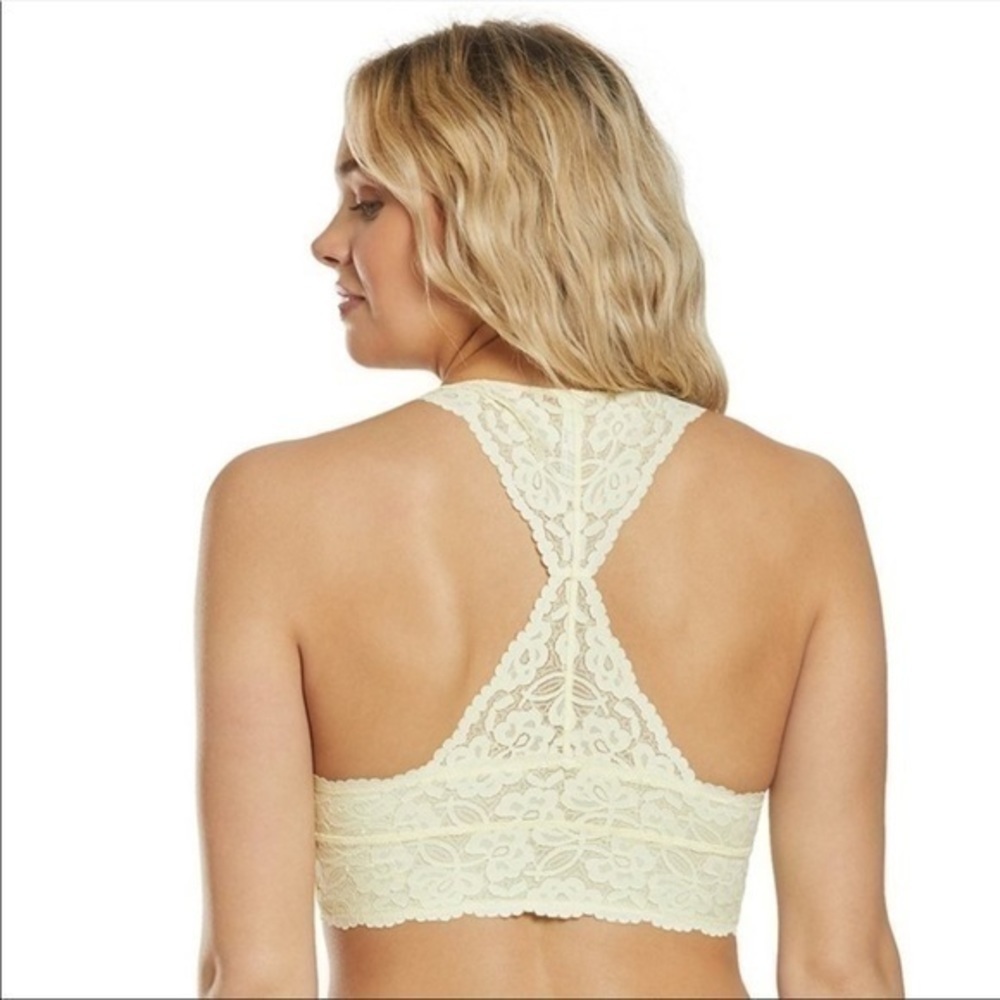 22.Free People Lace Racerback Bra Small - Picture 3 of 5